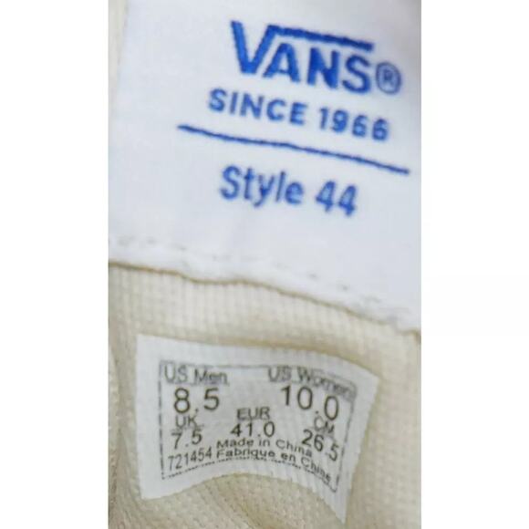 NEW VANS X MOONEYES AUTHENTIC 44 DX ANAHEIM FACTORY YELLOW MENS SIZE - 8.5 - Picture 14 of 15